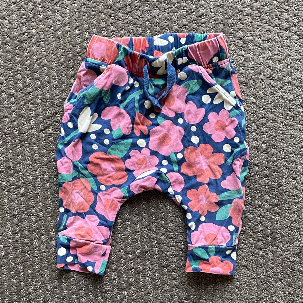 Hanna Andersson Multicolor Floral Baby Pants